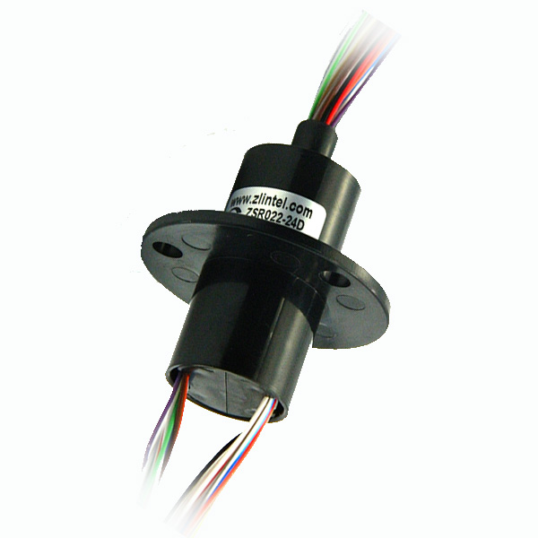 ZSR022-24D帽式导电滑环24线（法兰盘在中间）