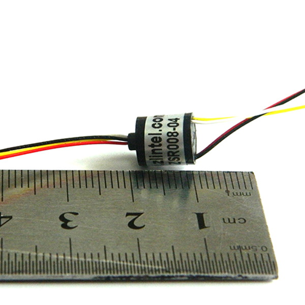 ZSR08-04微型帽式导电滑环4线