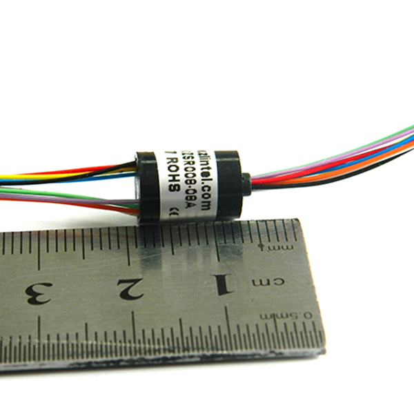 ZSR08-08A微型帽式导电滑环8线