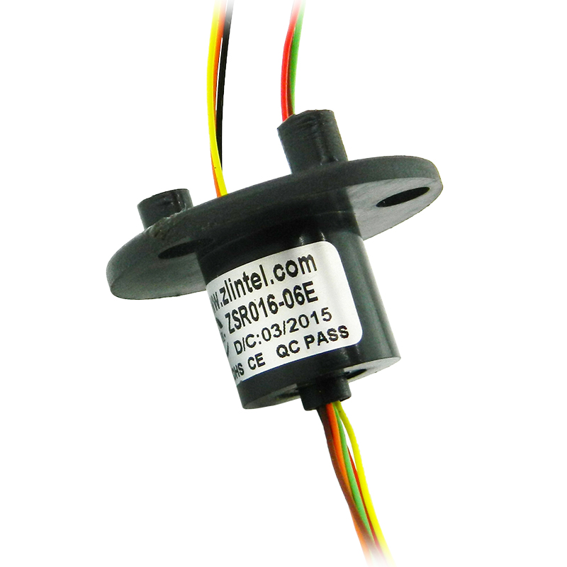 ZSR016E-06A帽式导电滑环6线